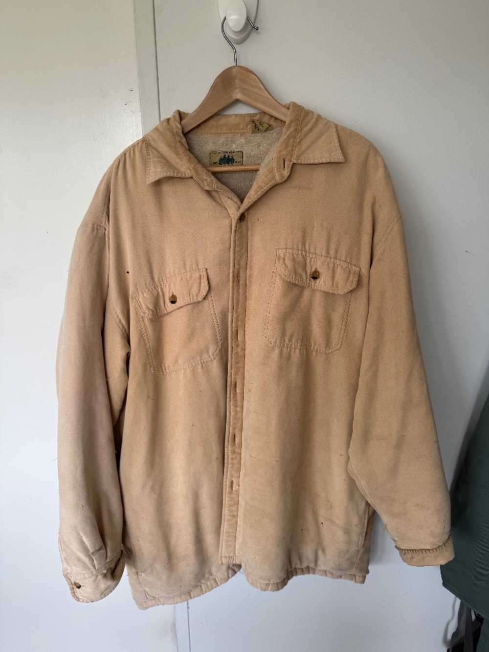 Snuggly Faux Shearling Shirt Jacket